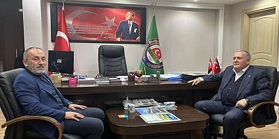 Fazlı Erdoğan Ziraat Odasını Ziyaret Etti