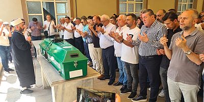 GAZETECİ  ÖZTÜRK SON YOLCULUĞUNA UĞURLANDI