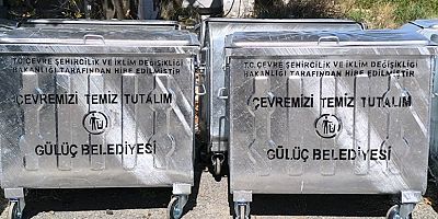 Gülüç Belediyesi’ne 265 Yeni Çöp Konteyneri