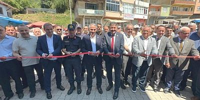 Gümeli beldesine kazandırılan araçlar ve tamamlanan projeler için tören düzenlendi.