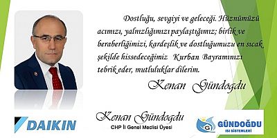 GÜNDOĞDU'DAN BAYRAM MESAJI