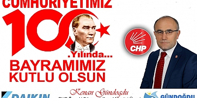 GÜNDOĞDU'NUN 29 EKİM  100 YIL MESAJI