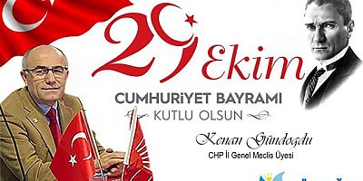 GÜNDOĞDU'NUN 29 EKİM MESAJI