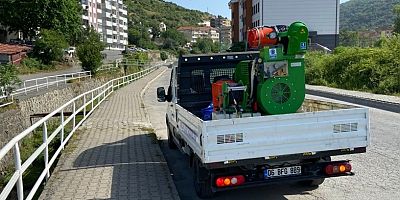 İLAÇLAMA ÇALIŞMALARI BAŞLADI ...