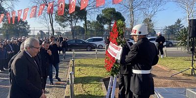 İLK DENİZ ŞEHİDİ RECEP KAHYA TÖRENLE ANILDI