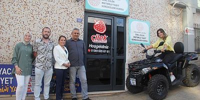 İLKLERİ YİNE ÇİLEK SÜRÜCÜ KURSU YAPTI