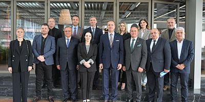 İMEAK DTO ROMANYA HEYETİNİ AĞIRLADI...