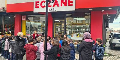 İZMİRLİOĞLU İLKÖĞRETİM OKULU ÖĞRENCİLERİ’NDEN SAĞLIKCILARA ZİYARET