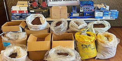 KAÇAK TÜTÜN PAZARLAYANLARA KOM'DAN OPERASYON