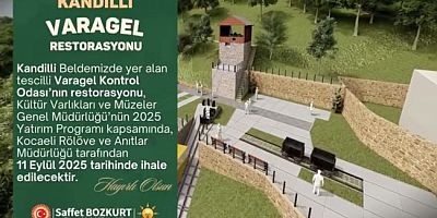 Kandilli Varagel 11 Eylül’de ihaleye çıkıyor