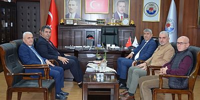 KAYMAKAM  YILMAZ’DAN BAŞKAN KARAYA ZİYARET