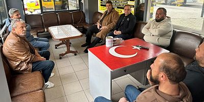 KAYMAKAM YILMAZ, ESNAFI VE PAZAR TAKSİ DURAĞINI ZİYARET ETTİ