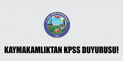 KAYMAKAMLIKTAN KPSS DUYURUSU!