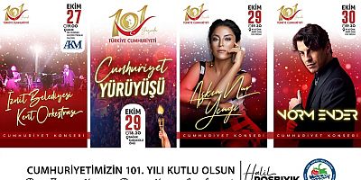 KDZ. EREĞLİ, 3 GÜN COŞKUYLA CUMHURİYETİN 101. YILINI KUTLAYACAK