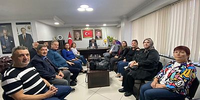 KDZ.EREĞLİ GAZETECİLER DERNEĞİ’NDEN AK PARTİ’YE ZİYARET