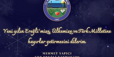 KDZ EREĞLİ KAYMAKAMI MEHMET YAPICI'DAN YENİ YIL MESAJI