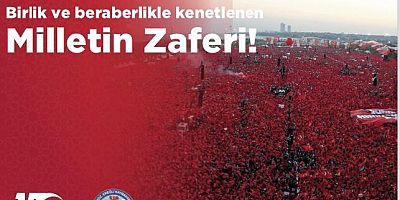 KDZ EREĞLİ KAYMAKAMLIĞI15 TEMMUZ KUTLAMA PROGRAMI