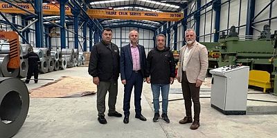 Kdz. Ereğli TSO Başkanı Arslan Keleş, Ereğli Yıldız Çelik’e hayırlı olsun ziyaretinde bulundu