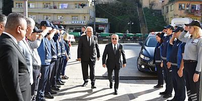 METİN ATAÇ PAŞA, BAŞKAN POSBIYIK’I ZİYARET ETTİ