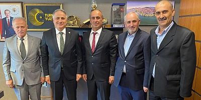 MİLLETVEKİLİ BOZKURT'U MECLİSTE ZİYARET ETTİLER