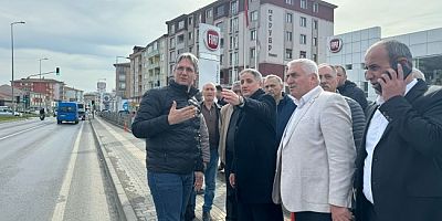 MİLLETVEKİLİ BOZKURT, YEŞİLTEPE-KEPEZ KARAYOLUNU İNCELEDİ