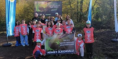 MİLLİ AĞAÇLANDIRMA SEFERBERLİĞİNE NİMET İLKOKULU'NDAN DESTEK