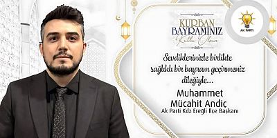 Mücahit Andiç, Kurban Bayramı Mesajı