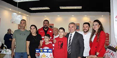 Özel çocuklar Kızılay’ı resimlerle anlattı