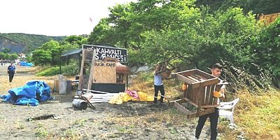 PLAJ SAHASINDAKİ İŞGALLER KALDIRILD