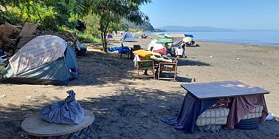 POLİS VE ZABITA PLAJI TEMİZLEDİ!