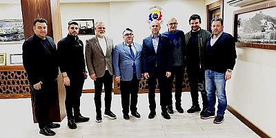 REKTÖRÜ PROF. DR. İSMAİL HAKKI ÖZÖLÇER, NEZAKET ZİYARETİNDE BULUNDU.