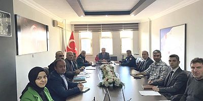 SEÇİMDE ALINACAK TEDBİRLER GÖRÜŞÜLDÜ