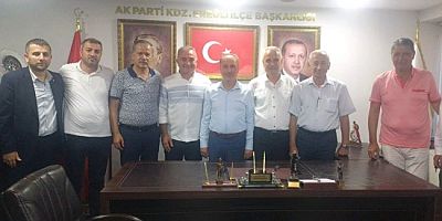 Sesli AK Parti İlçe Başkanı Sezer’i ziyaret etti