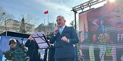 SESLİ STARTI KENT MEYDANINDAN VERDİ 