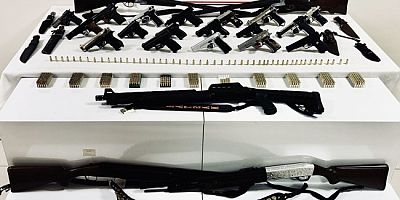 Silah operasyonunda 5 tutuklama