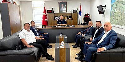 Şoförler Odasından İlçe Jandarma Komutanı Yüzbaşı Mehmet Demir’e “Hayırlı Olsun” Ziyareti
