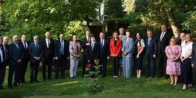 TSO BAŞKANLARI RESEPSİYONA KATILDILAR