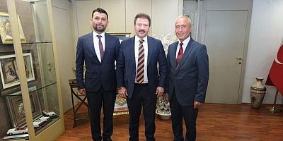 TURHAN VE CİVELEK’TEN YİĞİNER’E ZİYARET