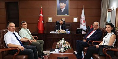 VALİ HACIBEKTAŞOĞLU'NU BİLGİLENDİRDİLER...