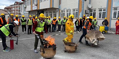 YANGIN SÖNDÜRME BAŞARIYLA TAMAMLANDI!