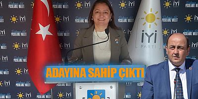YASEMİN BAŞKAN ADAYINA SAHİP ÇIKTI