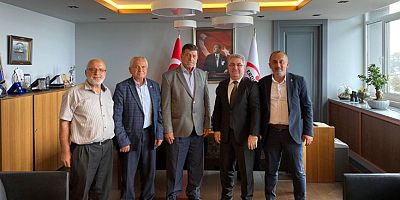 ZİRAAT ODASI BAŞKANI YALMAN'DAN GENEL MÜDÜR PEKER'E ZİYARET