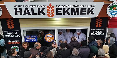 Zonguldak Belediyesi İlk Halk Ekmek Büfesini Hizmete Açtı