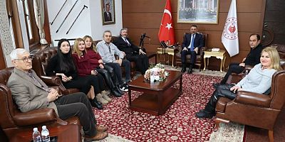 ZONGULDAK'LI GAZETECİLERDEN VALİ HACIBEKTAŞOĞLU'NA ZİYARET