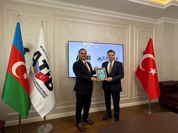 ZONSİAD, Azerbaycan’ın En Büyük İş Dünyası Derneklerinden ATİB’i Ziyaret Etti